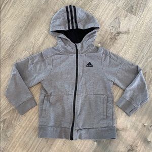 Boys adidas zip up hoodie